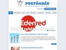 Tablet Screenshot of fogtunderek.hu